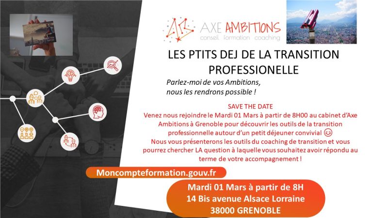 Dejeuner Mardi 1 Mars Cabinet d'Axe Ambitions Grenoble